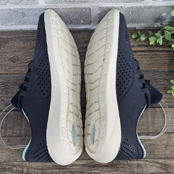 Crocs LiteRide Pacer Sneakers Womens 11 Navy Lightweight Comfort Shoes 205234 - Picture 6 of 10